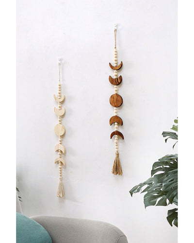 Wooden Tassel Wall Hanging