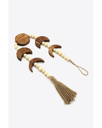 Wooden Tassel Wall Hanging