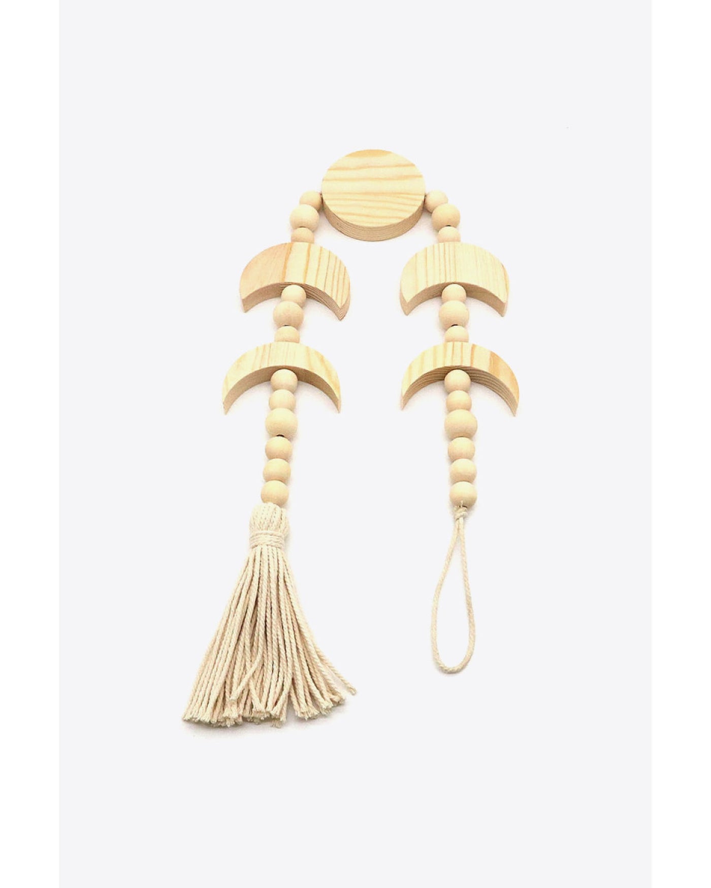 Wooden Tassel Wall Hanging