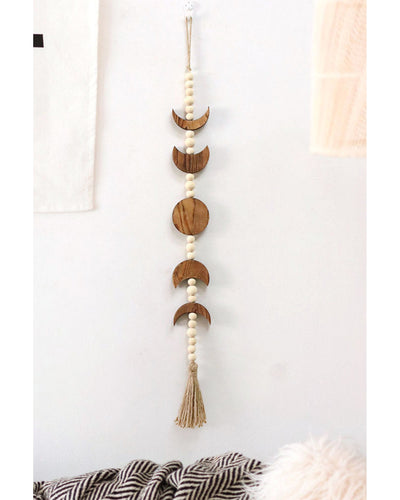 Wooden Tassel Wall Hanging